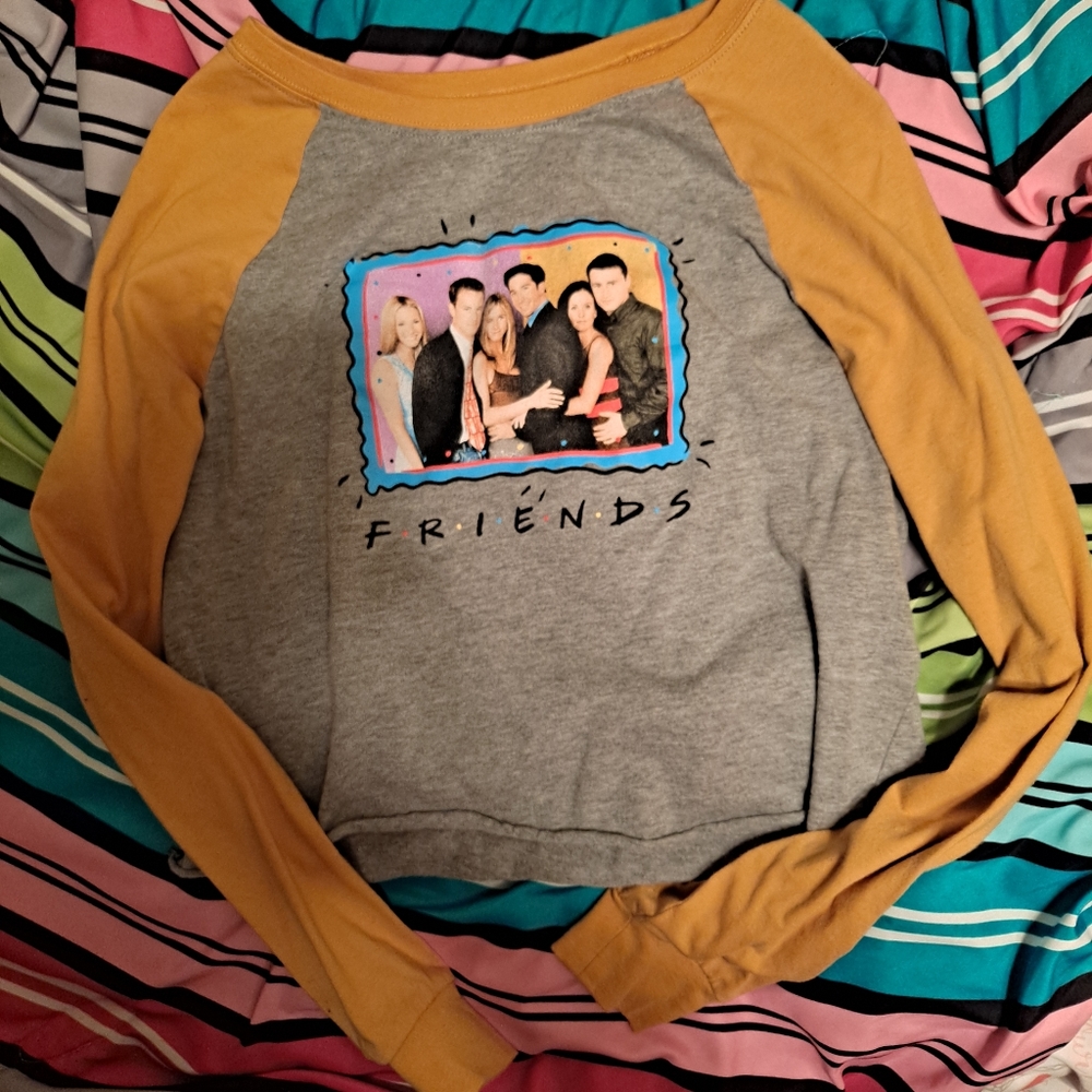 Friends the TV show crop top long sleeve